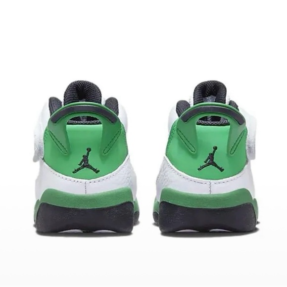 Nike Air Jordan 6 Rings TD Lucky Green White Black 323420-131 Shoe Sneaker - Picture 5 of 15